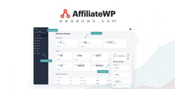 AffiliateWP 2.27.2 + Addons - Affiliate Marketing WordPress Plugin