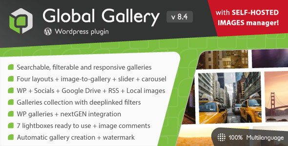 Global Gallery 9.0.4 - WordPress Responsive Gallery